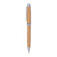 Wooden ballpen with metal applications