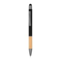 Ball pen with bamboo grip zone