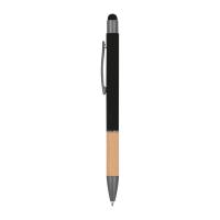 Ball pen with bamboo grip zone