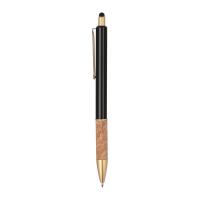 Ball pen with cork grip zone