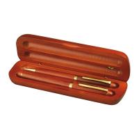 Rosewood pen set in case