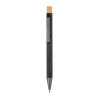 pen made from recycled aluminium with bamboo pushe