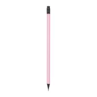 Pencil with eraser in metallic colors