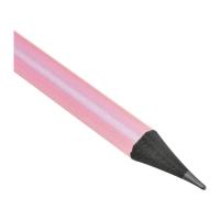 Pencil with eraser in metallic colors