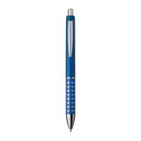 Plastic ball pen with sparkling dot grip zone