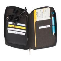 Travel wallet with powerbank