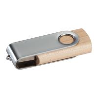 Twist USB Stick with light wood cover