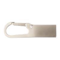 Metal USB stick with carabiner - 8GB