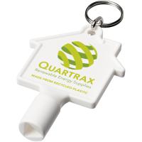Maximilian house-shaped recycled utility key keychain