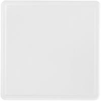 Ellison square plastic coaster with paper insert