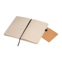 Notebook with a cover made from recycled milk cart