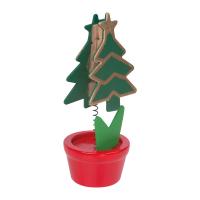 Memo holder in christmas tree design