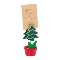 Memo holder in christmas tree design