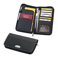 CrisMa leather travel wallet