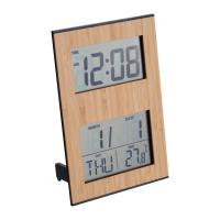 Bamboo desk clock
