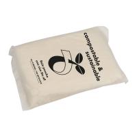 Compostable rain poncho