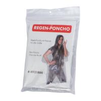 Rain poncho in plastic cover