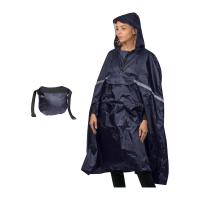Rain poncho that folds into a belt bag
