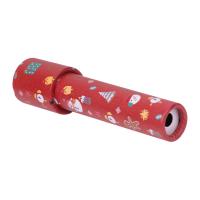 Kaleidoscope with christmas pattern