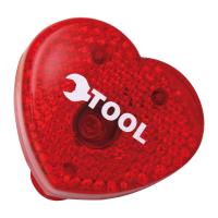 Flashlight clip in heart shape