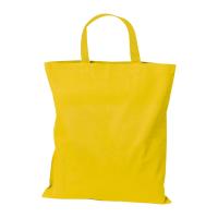 Cotton bag with short handles