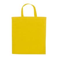 Cotton bag with short handles