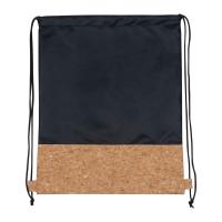 Drawstring bag with cork bottom