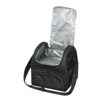Cooler bag with 2 compartments and foodcontainer