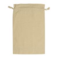 Large drawstring bag made from recycled cotton