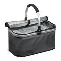 Shopping basket with cooling compartment