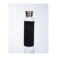 Glass bottle with neoprene sleeve, 600ml