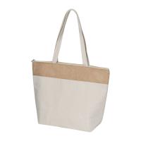 Cooler bag made of 200g cotton and laminated jute