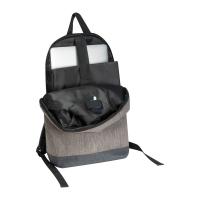 Backpack with integrated LED light