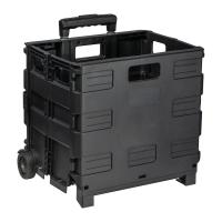 Folding shopping trolley