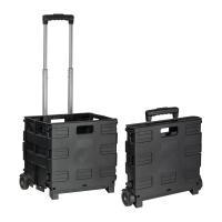 Folding shopping trolley