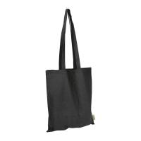 Cotton bag with long handles made from recycled co