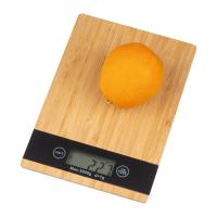 Digital bamboo kitchen scale