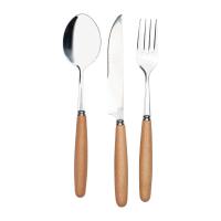 Cutlery set in a cotton pouch