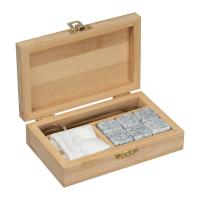 Ice cube set in Bamboo case