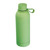 Rubberised drinking bottle with loop, 500 ml