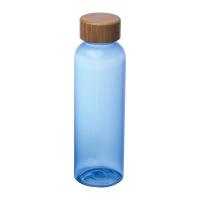 PET drinking bottle with bamboo lid, 500ml