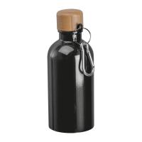 Stainless steel drinking bottle with carabiner, 40