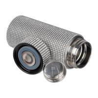 Small stainless steel drinking bottle with rhinest