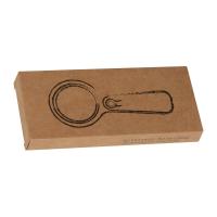 Plastic magnifier with white LED