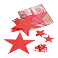 Star set made of felt
