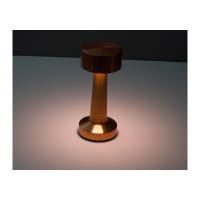 Stainless steel table lamp with rechargeable batte