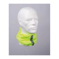 Bandana loop scarf with reflective stripes