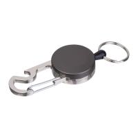 Retractable keychain with carabiner