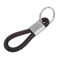 Metal keychain with cord