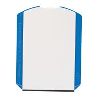 Parking disc with ice scraper